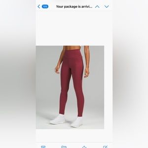 Lululemon Base Pace 28" Leggings - Brushed Nulux